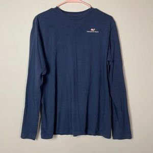 Boys size XL vineyard vines long sleeve there is a tiny whole at bottom of shirt
